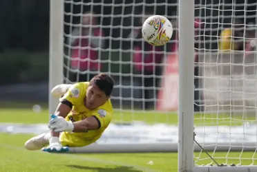 El arquero del 'Ciclón' evitó la victoria de Santa Fe, este domingo