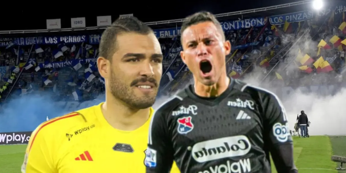 El arquero del DIM se vio comprometido en un gol de Millonarios.