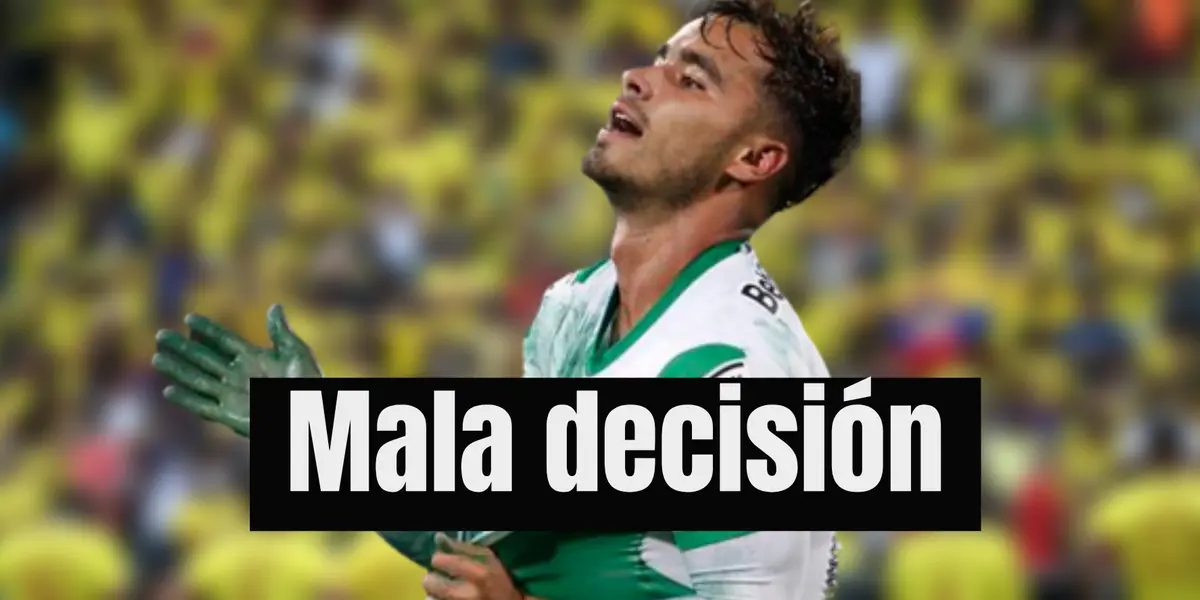 El canterano de Atlético Nacional no continuará su carrera en el club.