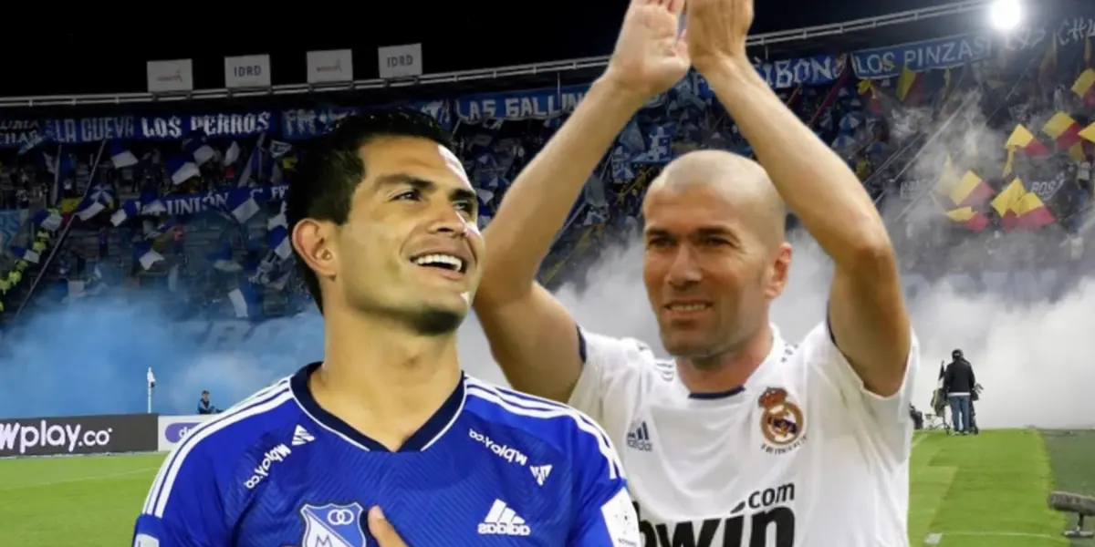 El capitán de Millonarios se lució con una gran acción individual, pero no puedo terminar en gol.