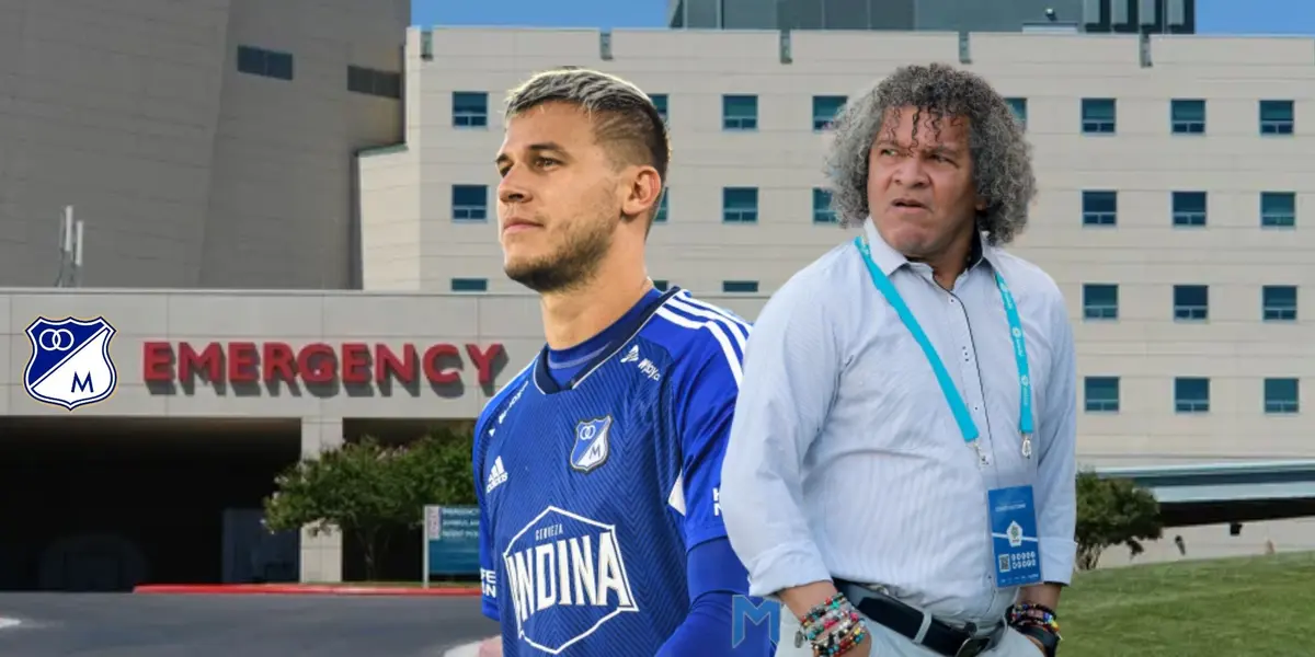 El central costarricense tuvo que abandonar el campo de juego con graves muestras de dolor.