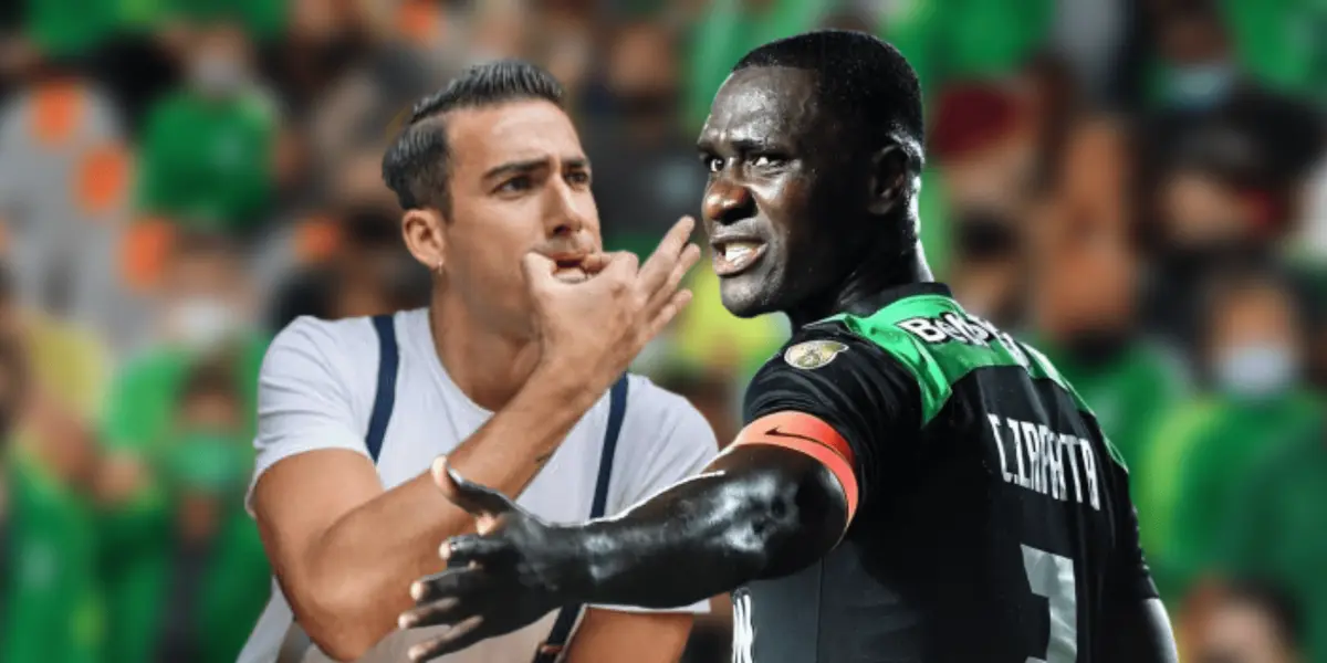 El central del conjunto verdolaga no pasó un buen momento durante su última presentación.