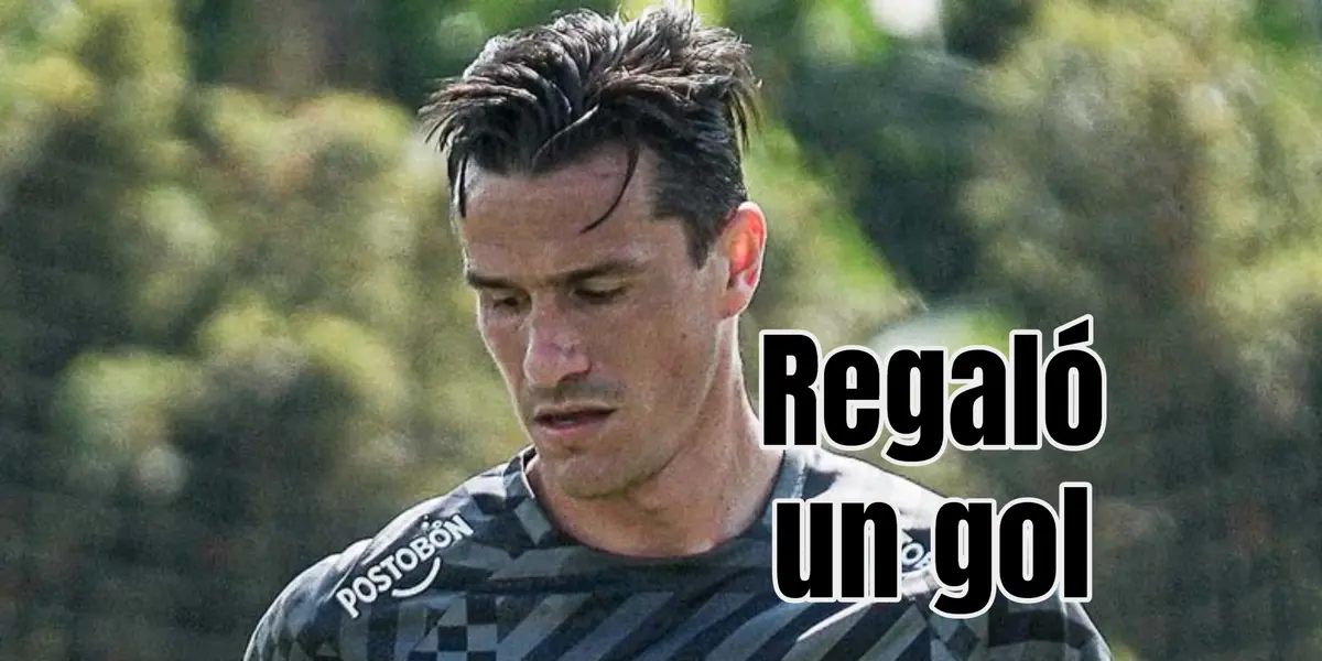 El central fue culpable del tanto. Foto tomada de Futbolete.