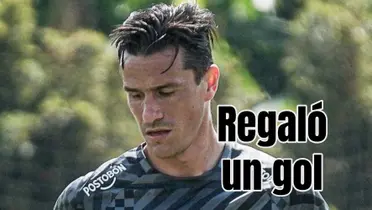 El central fue culpable del tanto. Foto tomada de Futbolete.