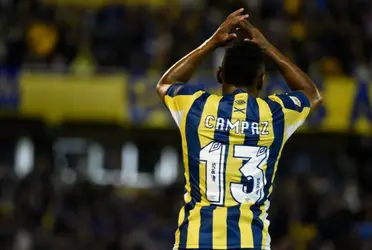 El colombiano volvió a anotar ante Arsenal de Sarandí.