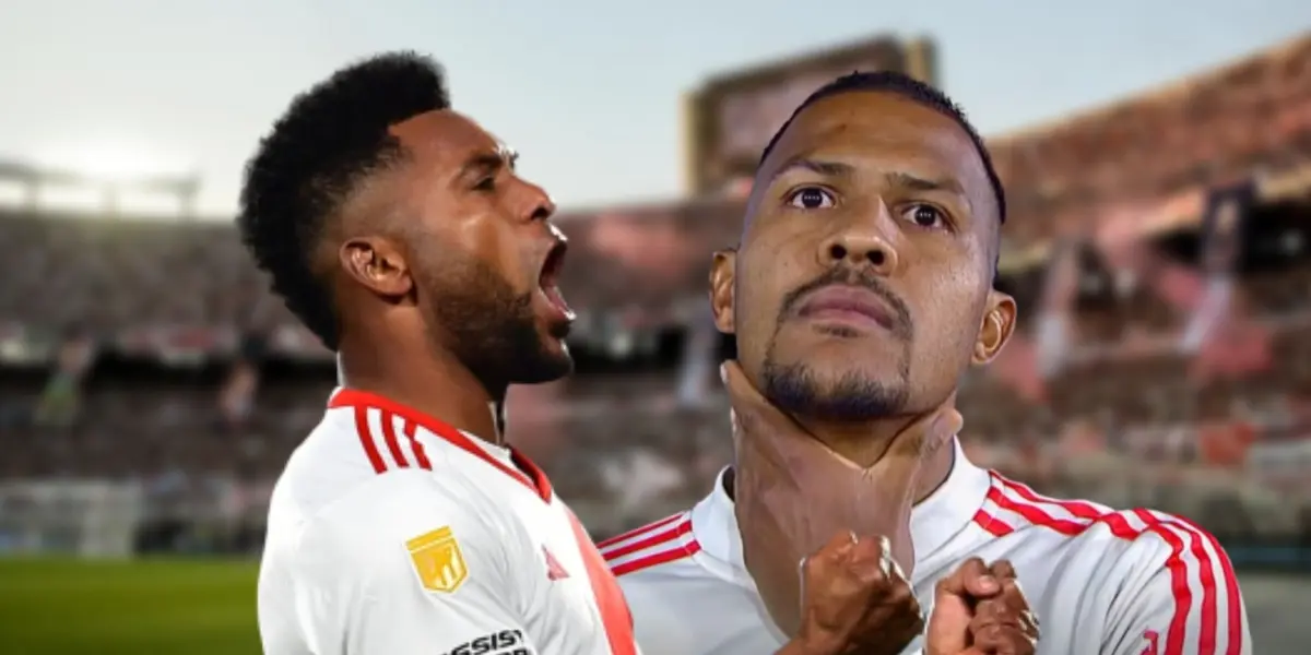 El colombiano y el venezolano se disputan el puesto de delantero titular en River Plate.