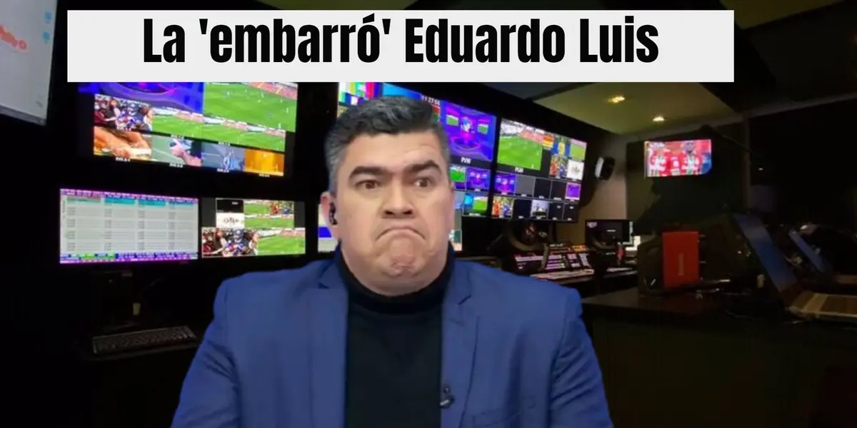 El comunicador social lo uso durante el juego en el que Nacional goleó a la Equidad en el Atanasio.