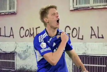 El defnsor central se convirtió en el héroe de la noche bogotana en el suspiro final.