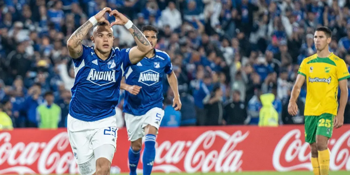 El delantero antioqueño fue la gran figura en la victoria sobre Defensa y Justicia, aunque su primer tiempo no fue el mejor.