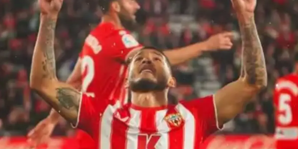 El delantero colombiano ayudó a abrir el marcador en la jornada 23 de la liga española