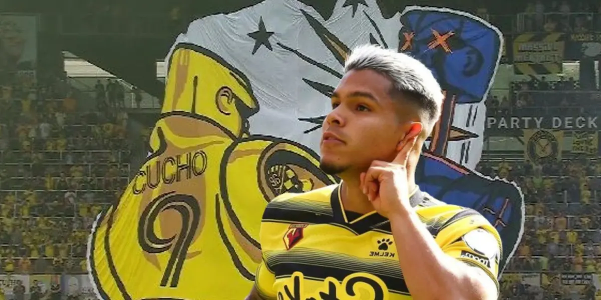 El delantero colombiano fue personificado con la imagen de un robot.