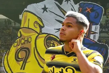 El delantero colombiano fue personificado con la imagen de un robot.