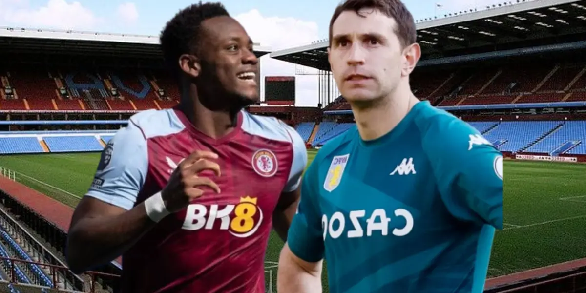 El delantero colombiano fue protagonista con el AstonVilla en la Premier League.