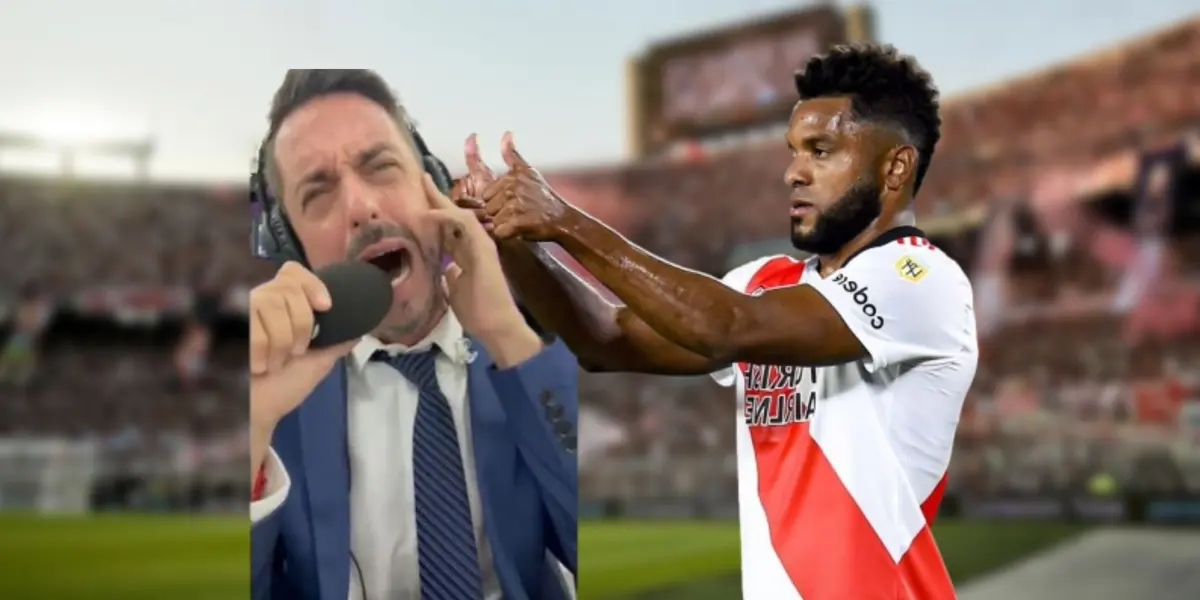 El delantero colombiano tuvo una noche soñada en el Monumental.