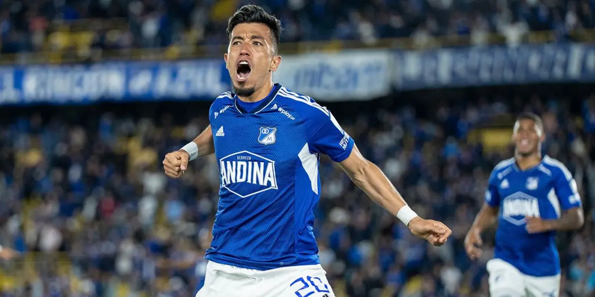 El delantero de Millonarios marcó el gol del empate ante Envigado que le permitió a su equipo llegar a 30 puntos en la tabla.