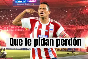 El delantero del Junior de Barranquilla fue fuertemente cuestionado hace unos meses.