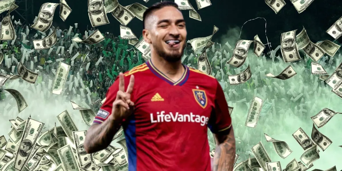El delantero del Real Salt Lake es un reconocido hincha del equipo ‘verdolaga’.