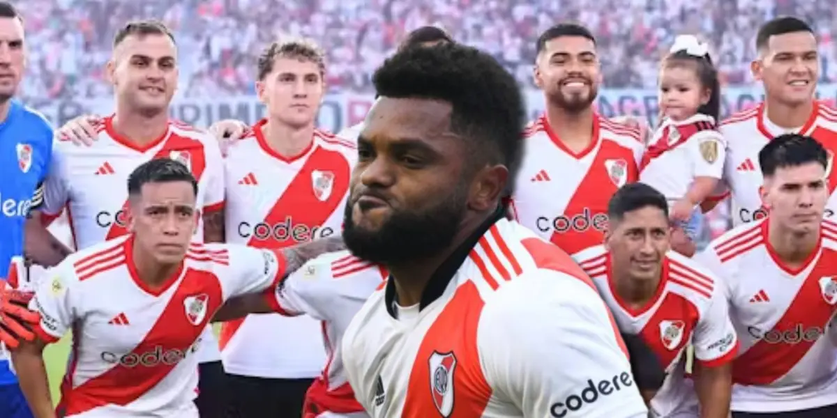 El delantero está en duda para el ‘Superclásico’. Fondo tomada de Onefootball y de Borja de Comutricolor.