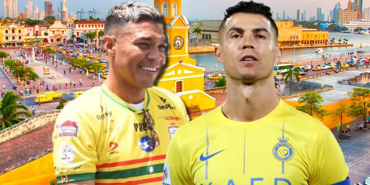 El delantero ha movido el mercado. Foto de fondo tomada de Cambio, de Teófilo de Caracol y de Cristiano de People.