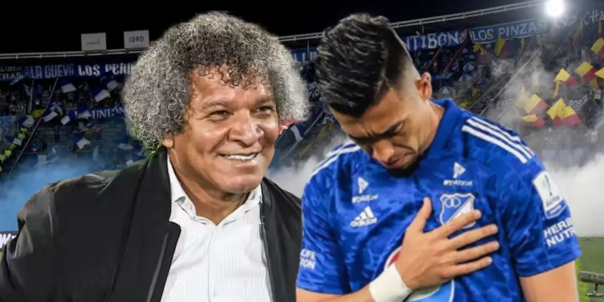 El delantero se notó bastante afectado luego de la eliminación de Millonarios.