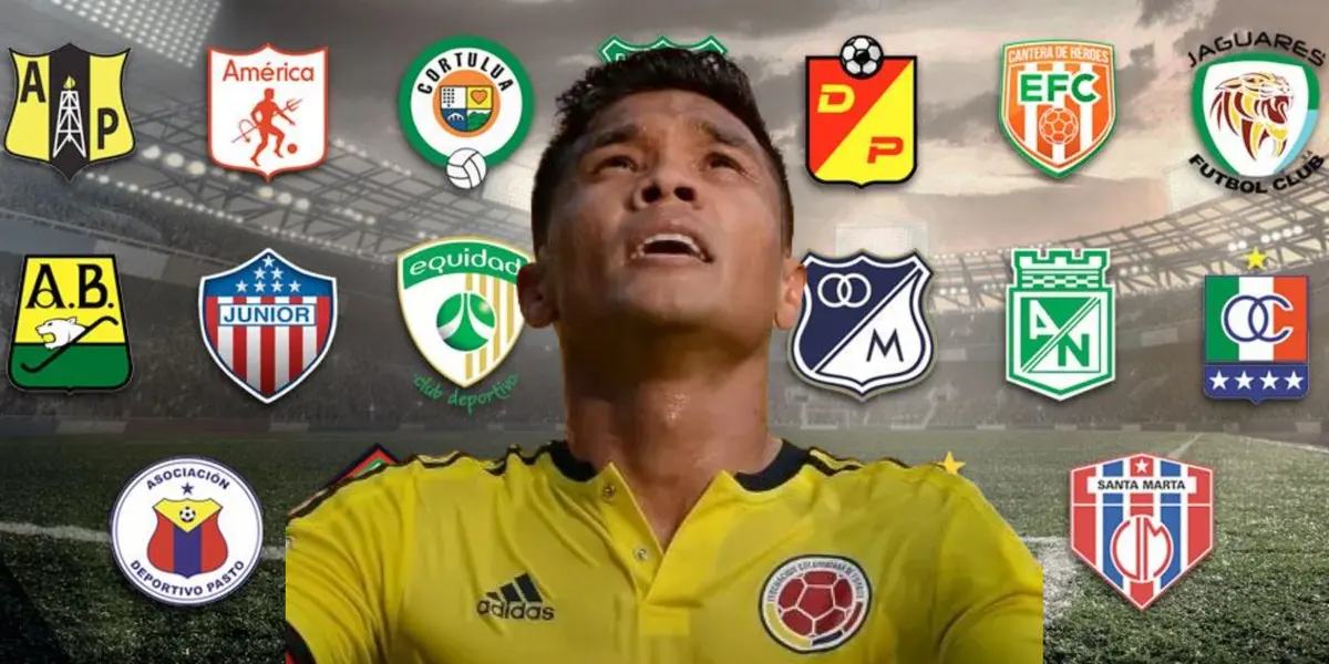 El delantero sigue sin conseguir equipo. Foto de fondo tomada de Canal 1 y de Teófilo de DirecTV.