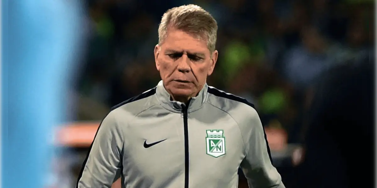 El director técnico y el defensor se mostraron tranquilos, pese al resultado de esta noche en Medellín.