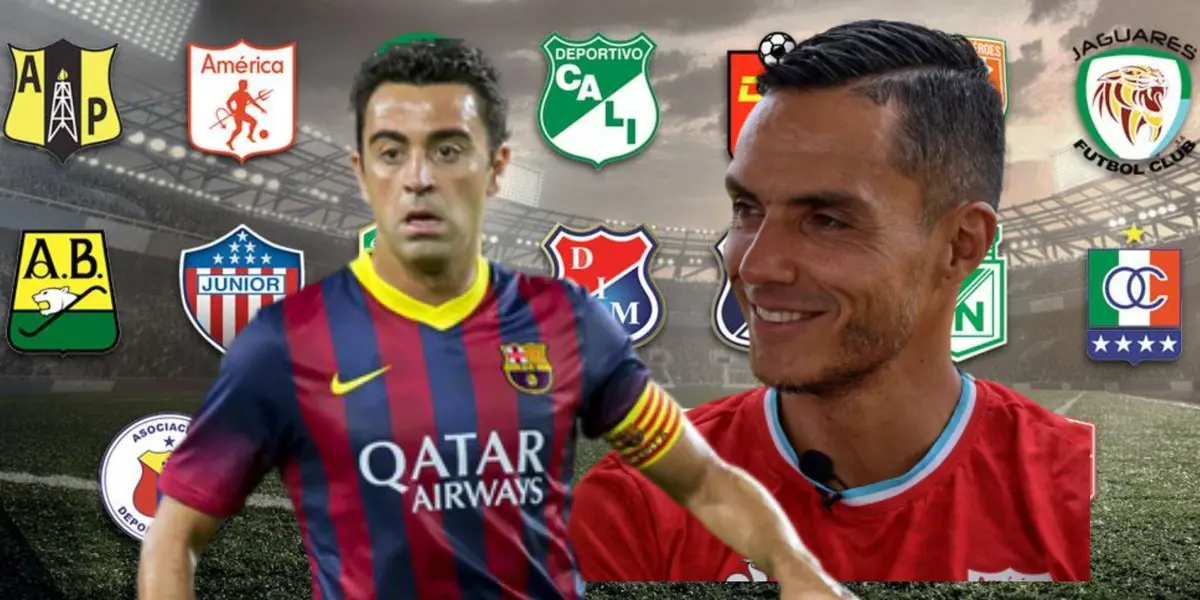 El DT lo dirigió en Águilas Doradas. Fondo tomada de Canal 1, de Xavi de Sport y de Lucas de El País.