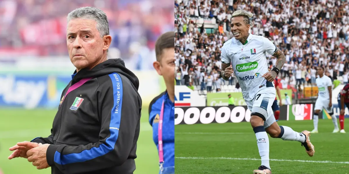 El entrenador del Once Caldas le dio con todo al goleador histórico de Manizales por su actitud.