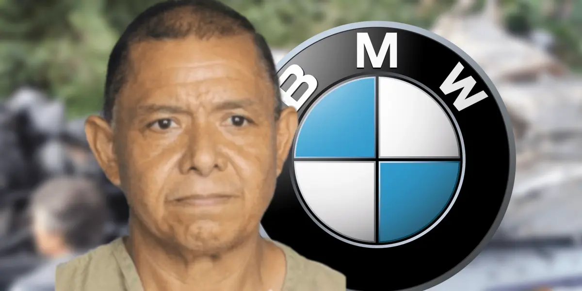 El exfutbolista chocó un carro de gama alta.