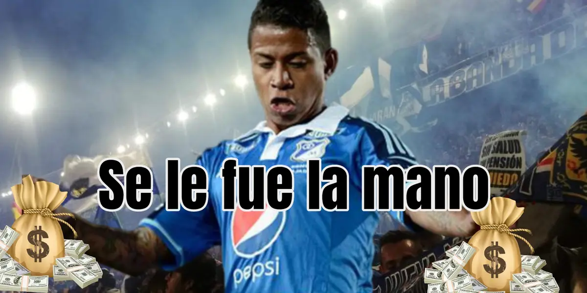 El exjugador de Millonarios deberá pagar las consecuencias de sus actos. FOTOS TOMADAS DE FUTBOLRED Y EL COMERCIO