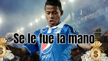 El exjugador de Millonarios deberá pagar las consecuencias de sus actos. FOTOS TOMADAS DE FUTBOLRED Y EL COMERCIO