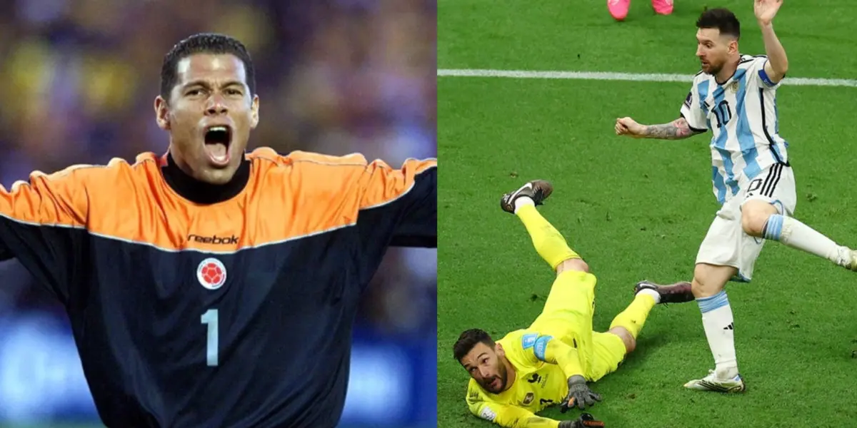 El exportero colombiano y el astro argentino coincidieron en un partido especial en Argentina.