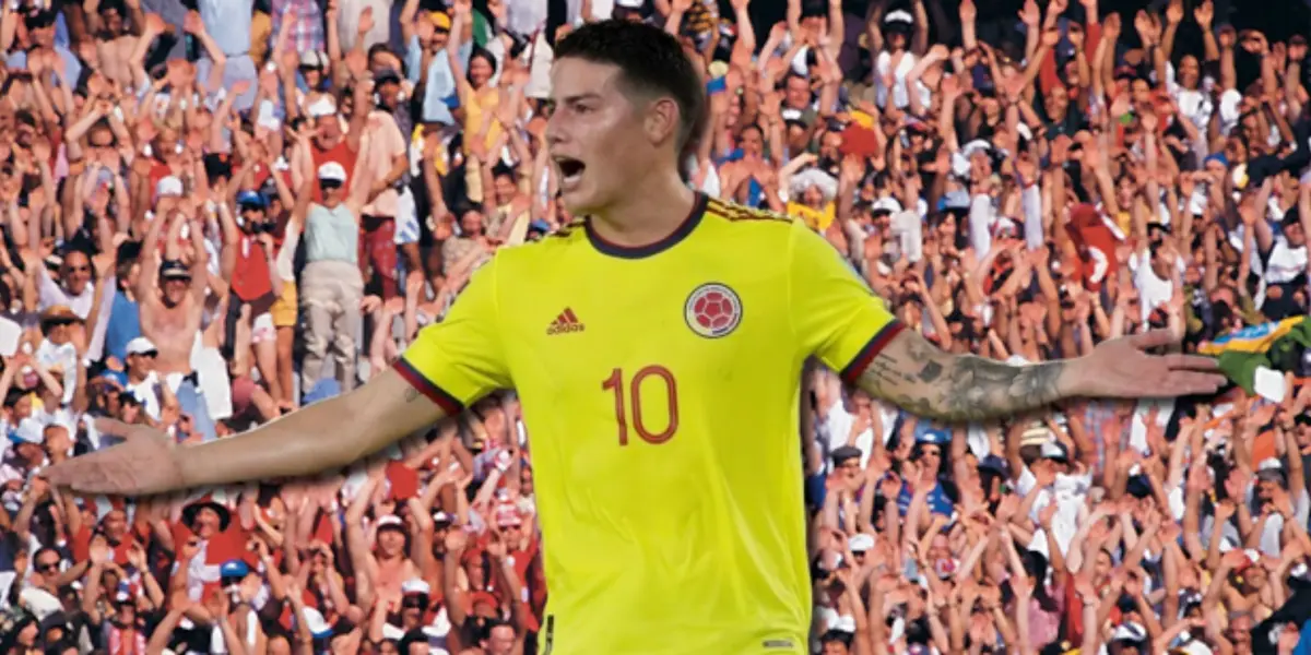 El futbolista colombiano asistió a un evento masivo en un centro comercial.