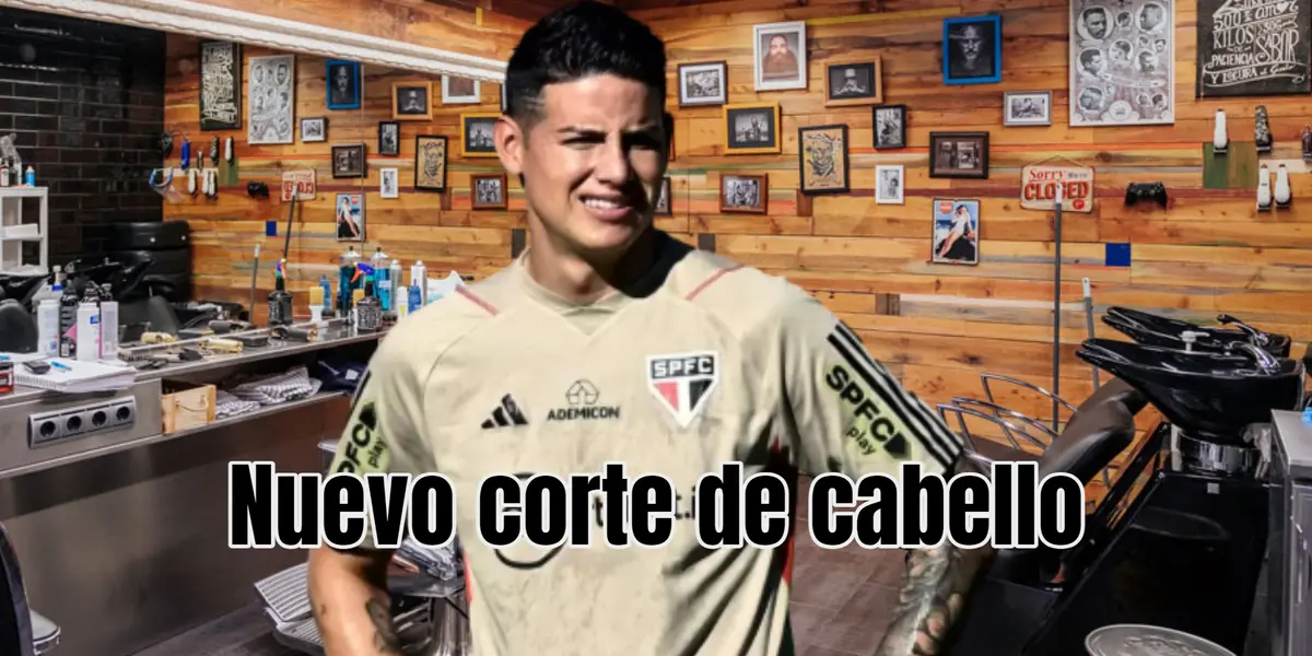 El futbolista colombiano publicó una foto con su nueva apariencia tras fracasar en el Sao Paulo. FOTO TOMADA DE EL HERALDO.