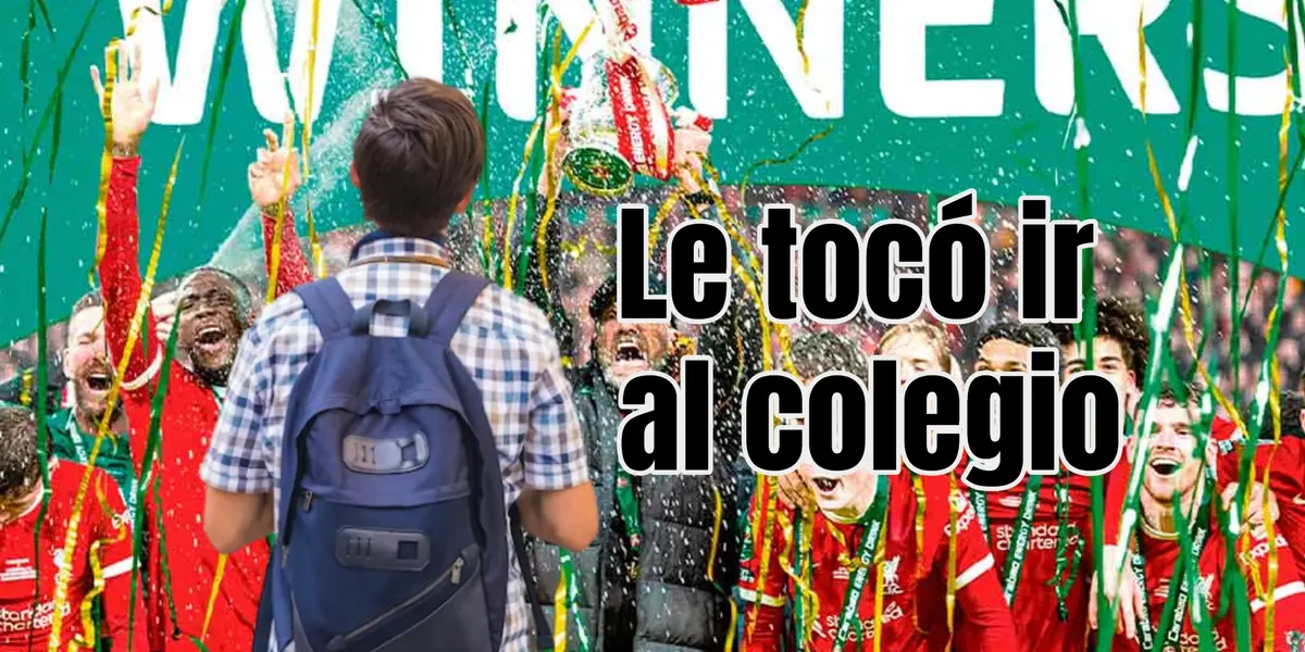 El futbolista tuvo que festejar con mesura. Foto de fondo tomada de Sqala TV y de estudiante de Freepik.