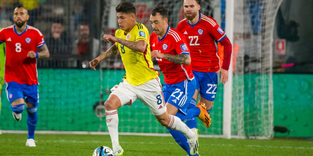 El invicto se rompió: Colombia busca levantarse ante Chile. Foto: FCF