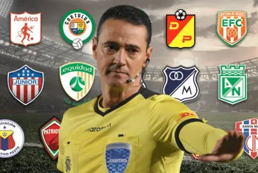 El juez colombiano reveló su admiración por un exjugador de un club colombiano.