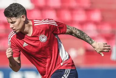 El jugador colombiano actualmente está lesionado y no ha podido ver acción con el Olympiacos.