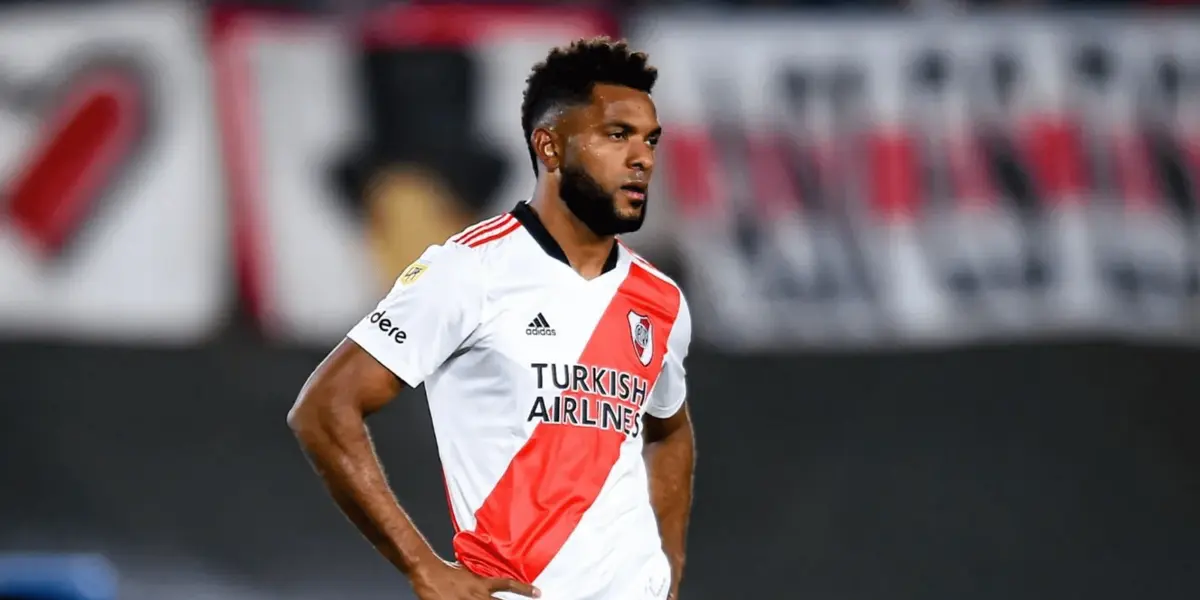 El jugador colombiano ingresó al minuto 17 del segundo tiempo.