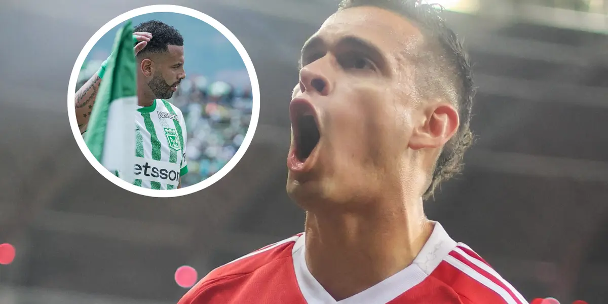 El mensaje de Santos Borré a todo Atlético Nacional Foto: SC Internacional y Nacionaloficial