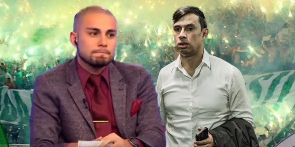 El periodista de Win Sports hizo un comentario que incluso los hinchas del ‘Verde’ están celebrando. (FOTOS TOMADAS DE CARACIOL Y EL COMERCIO)