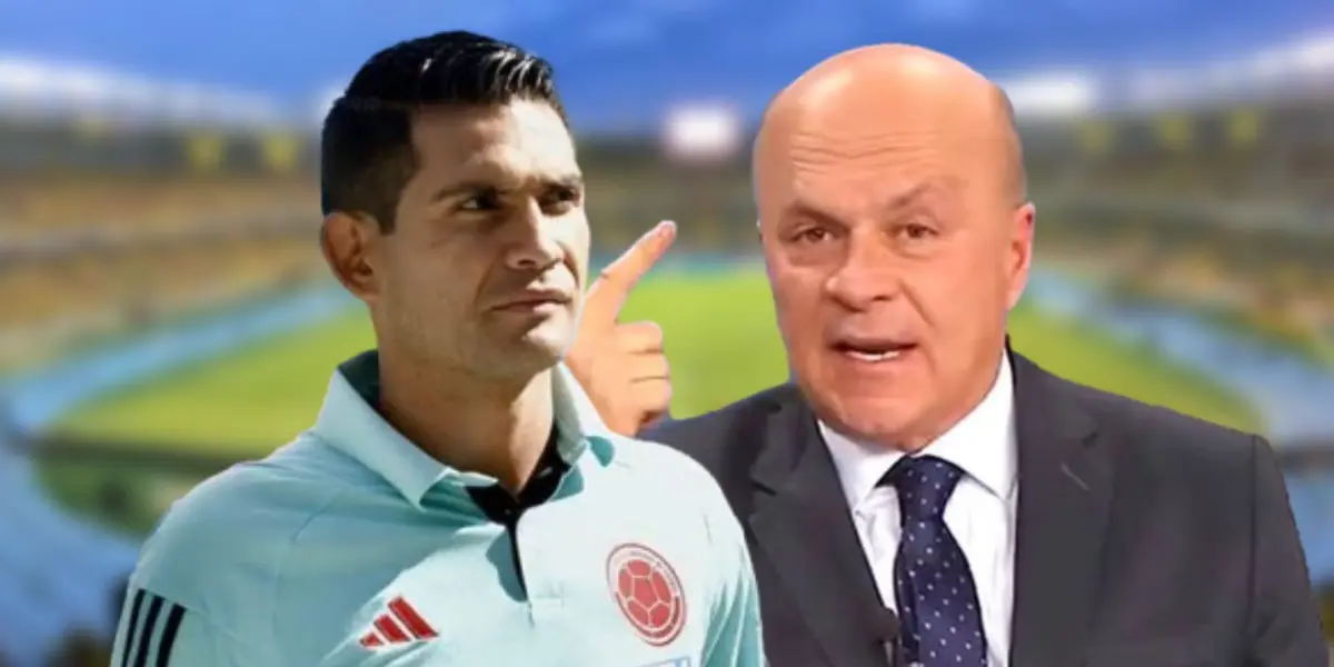 El periodista deportivo no ocultó su descontento por la convocatoria del capitán de Millonarios.