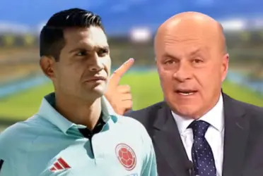El periodista deportivo no ocultó su descontento por la convocatoria del capitán de Millonarios.
