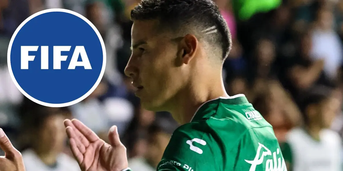 El plan de la FIFA con León y James Rodríguez Foto: Redes de James Rodríguez y FIFA