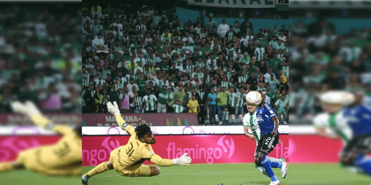El portero del ‘Embajador’ fue la gran figura del clásico de la fecha en el fútbol colombiano.