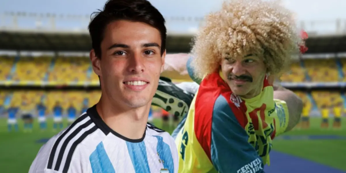 El primogénito del histórico argentino daría el salto al fútbol internacional. FOTOS TOMADAS DE CARACOL E ESPN