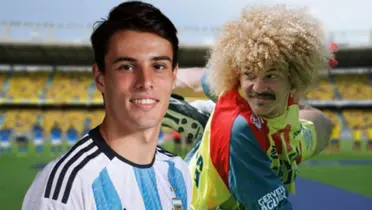 El primogénito del histórico argentino daría el salto al fútbol internacional. FOTOS TOMADAS DE CARACOL E ESPN