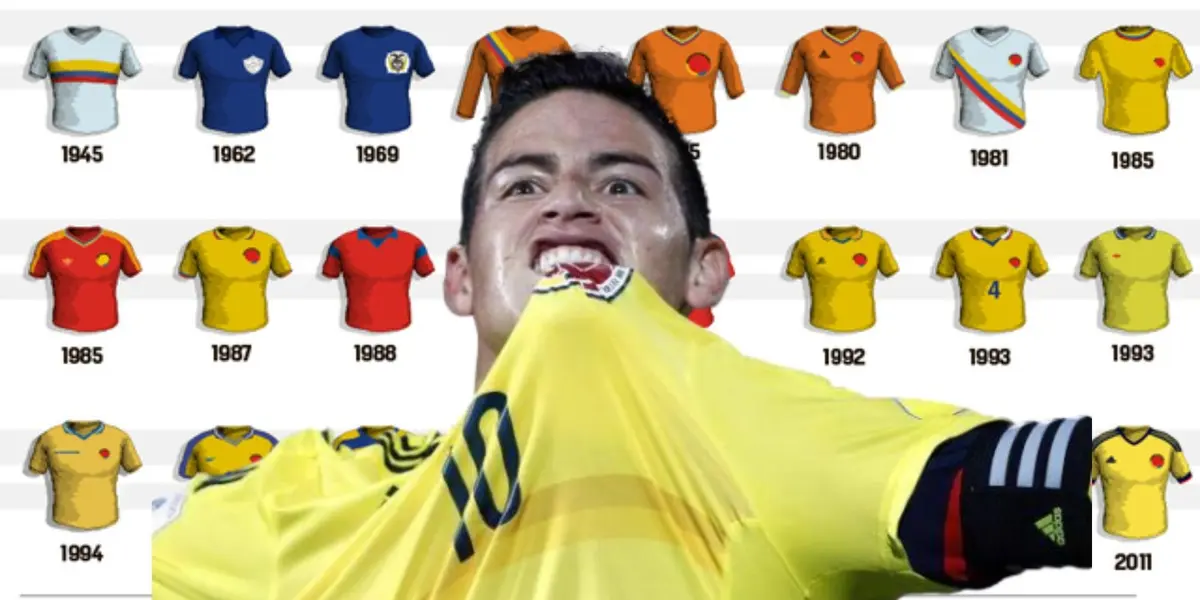 El seleccionado nacional ha tenido multiples colores y marcas en su camiseta y aquí veremos cuál fue la primera en todo la historia.