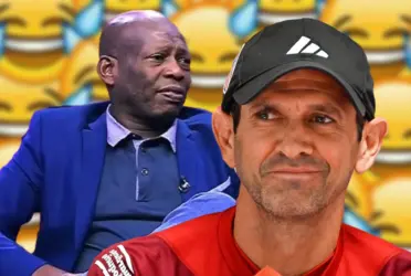 El técnico de Junior de Barranquilla y el exdelantero colombiano confrontaron sus opiniones.