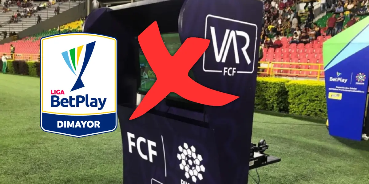 El VAR en el Fútbol Colombiano podría darse unas pequeñas vacaciones Foto: Escudoteca y Liga Betplay